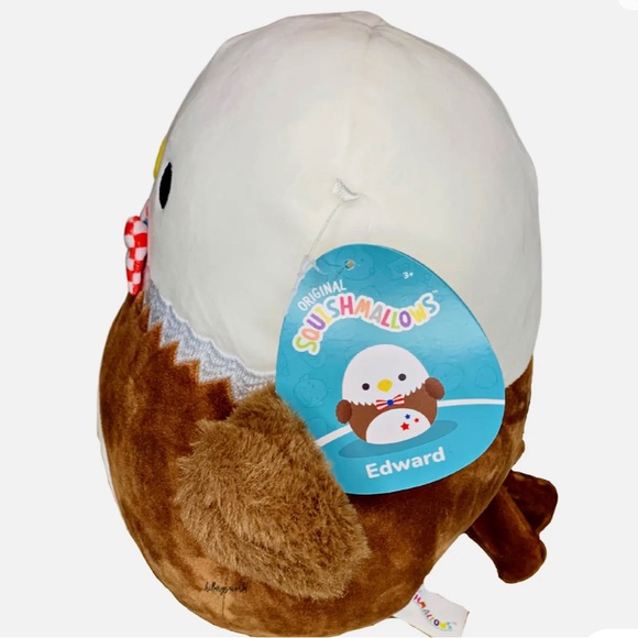SQUISHMALLOW 2024 FOURTH OF JULY “EDWARD” THE BALD EAGLE - Picture 2 of 2